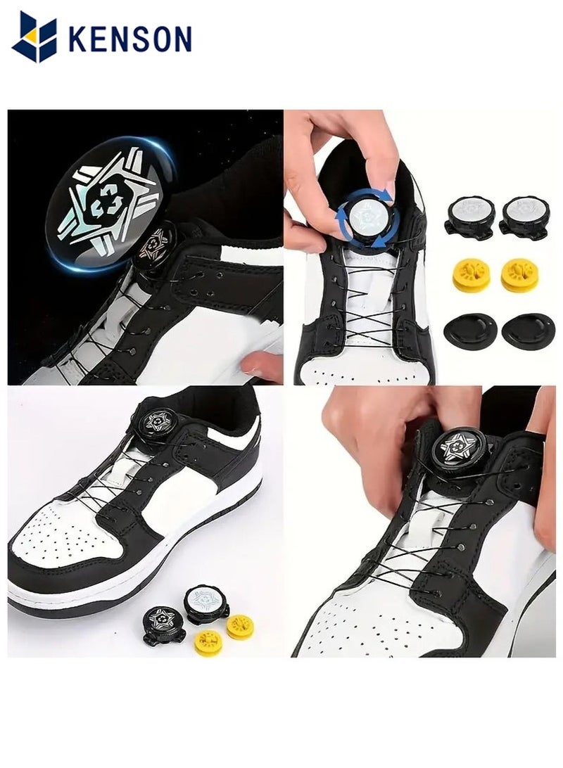 KENSON 2pcs Portable Rotating Sport Shoes Buckles, Outdoor Sports Shoelace Accessories, No Tie, Buckle, Automatic Rotating Buckle, Suitable For Sports Enthusiasts - Image 3