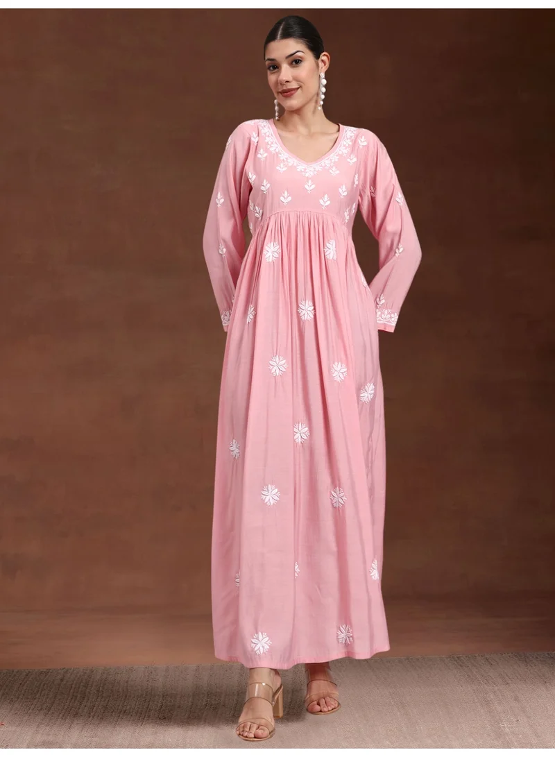 Alaya Hand Embroidered Chikankari Chanderi Jalabiya-AL4087