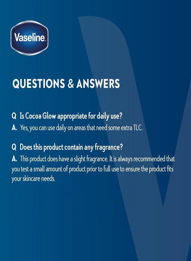 Vaseline Cocoa Glow 12-Pack - Intensive Care Body Cream, Moisturizer, 2.53 Oz Ea - Image 5