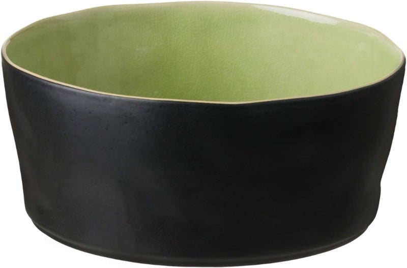 Costa Nova Ceramic Stoneware 95 x 4 104 oz Serving Bowl  Riviera Collection Vert Frais Light Green  Microwave  Dishwasher Safe Dinnerware  Food Safe Glazing  Restaurant Quality Serveware - Image 1
