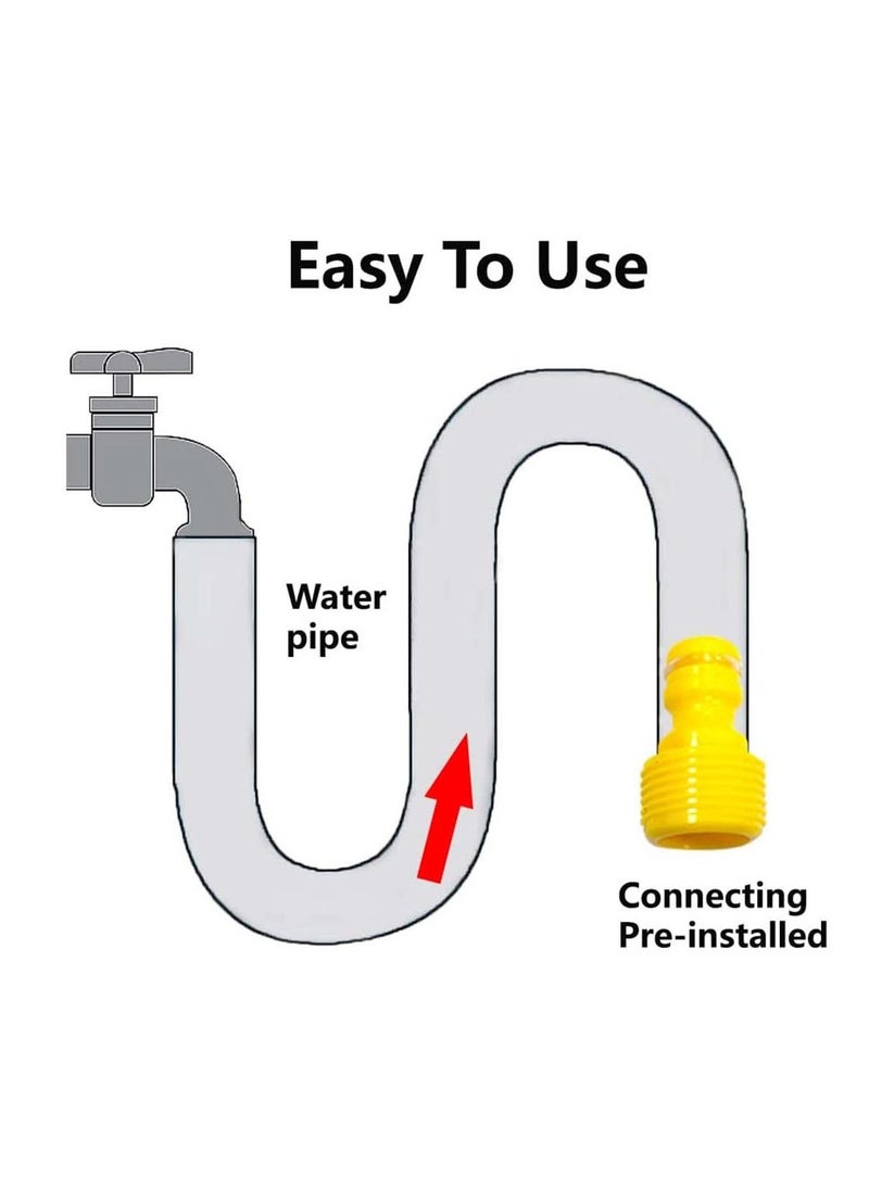 Y&D - Double Lane Slip with 2 Bodyboards, Inflatable Lawn Water Slides Summer Toy Build-in Sprinkler for Kids Adults Garden Backyard and Outdoor Waterslide Play 15.7ft x 55in - Image 1