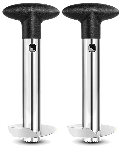 Bright Kitchen 2 Pack Pineapple Slicers Corer Tools Stainless Steel Remove Peel Cut 