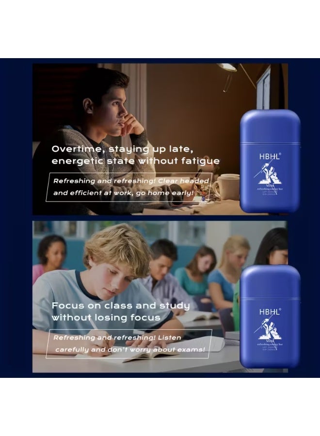 1pc Nasal Inhaler Stick with Dual-Hole Design - Strong Cool Mint Scent, Portable Essential for Freshness & Refreshment, Ideal for Fitness, Driving, Late-Night Tasks, And Overtime Work, Accessory, Sleek Design - Image 5