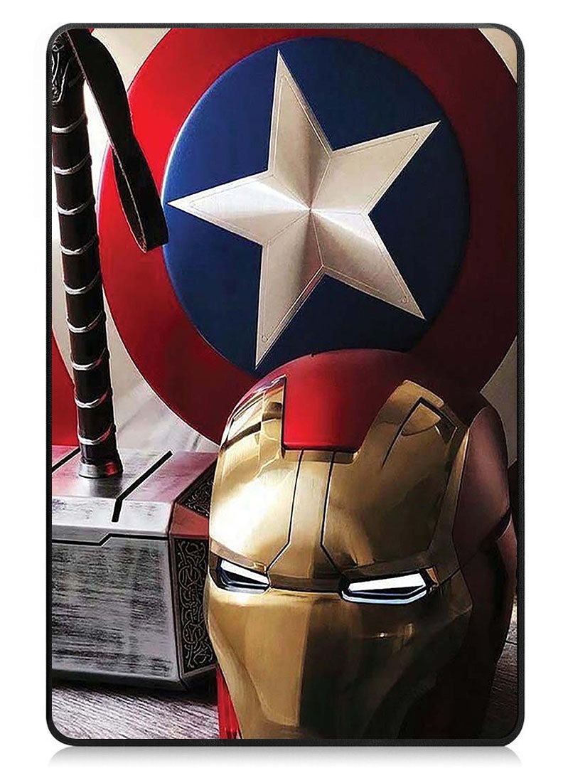 Theodor Protective Flip Case For Samsung Galaxy Tab S9 FE Plus With Trifold Stand Auto Wake Sleep Shockproof Cover Mask shield - Image 1