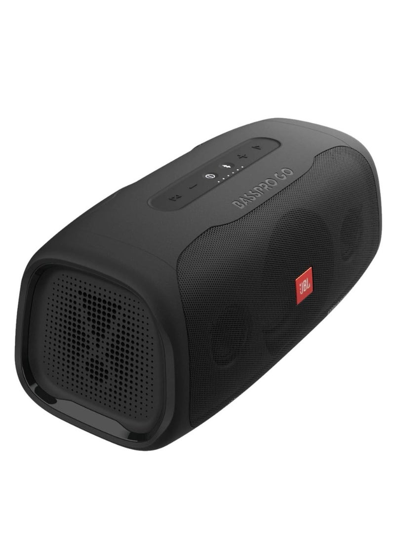 JBL - JBL BassPro Go - in-Vehicle Powered subwoofer & Full-Range Portable Bluetooth Speaker,Black - Image 1