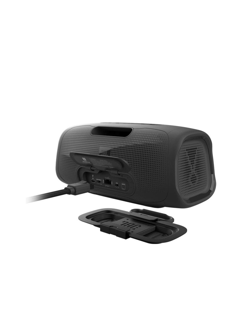 JBL - JBL BassPro Go - in-Vehicle Powered subwoofer & Full-Range Portable Bluetooth Speaker,Black - Image 1