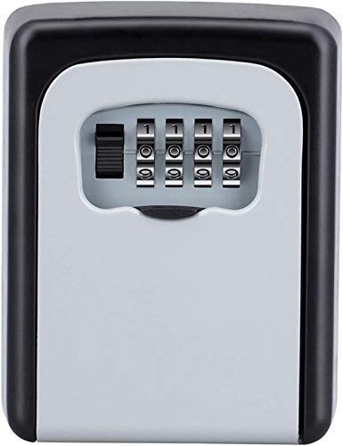 Mishrit Combination Key Safe BoxKey Storage Cabinets Box4 Digit Numeric Password Key Lock Box for HomeWall Mounted Metal Key Safe BoxKey Hiders to Hide a Key OutsideMulti ColorPack of 1 - Image 1