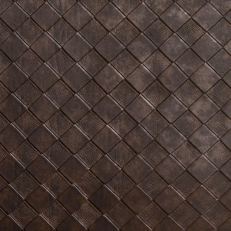 Home Dynamix Trenton Solace Traditional Diamond Textured Kitchen Mat, Espresso, 17"x32" - Image 3