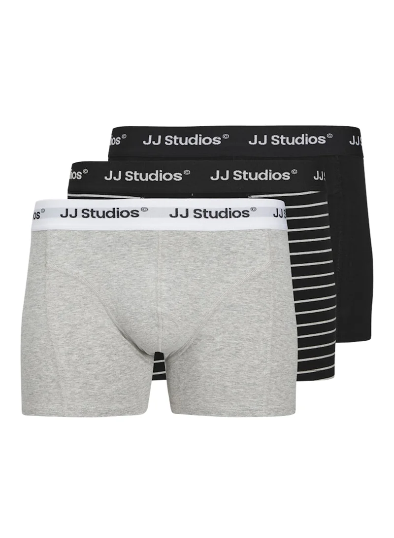 Jack & Jones Junior Kids 3 Pack Jacsoho Solid Trunks