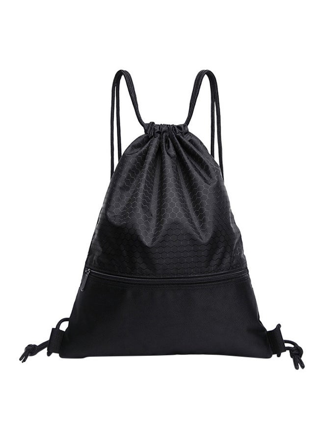 Outdoor Sport String Backpack Black - Image 1