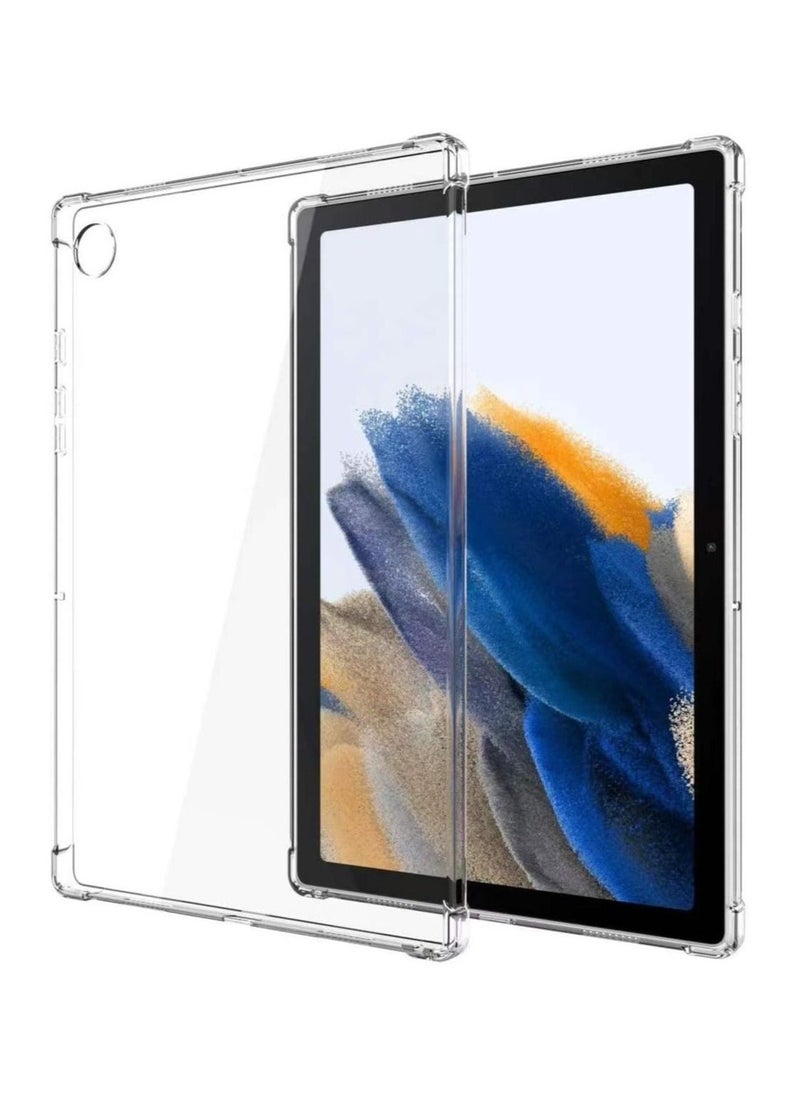ELTRAZONE Clear Case for Samsung Galaxy Tab A8 10.5 Inch 2022 (-X200/X205/X207), Shockproof Silicon Protective Skin Case/ Slim Back Cover - Image 3