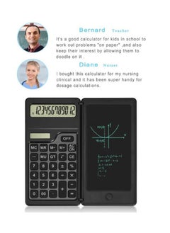 Arabest 12-Digit Premium Desktop Calculators with Writing Tablet,Solar and Battery Dual Power Basic Calculator for Office,School,Business  - Image 2