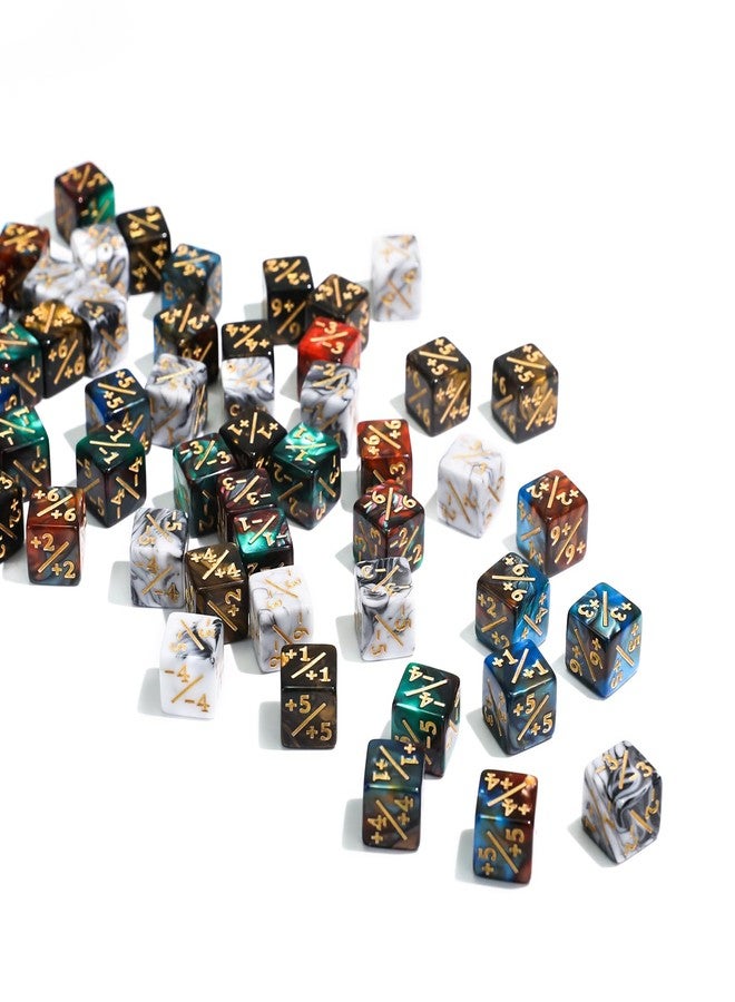 FourDragons 110 Pieces MTG Keyword Tokens 12mm Counters Dice for Magic The Gatering, MTG Abilities Keyword Buff Tokens D6 D20 Life Counter Dice for TCG CCG Magic Card Games Accessories - Image 5