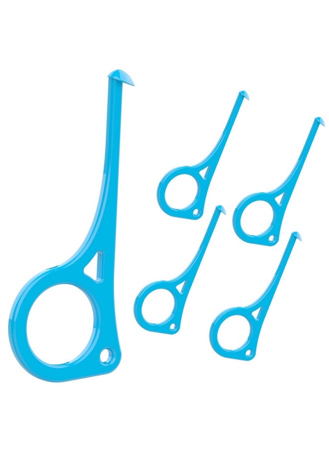 Aligner Removal Tool 5 Invisible Braces Removal Tools Retainer Remover Tool Suitable For Removing Braces Trays Retainers Dentures And Aligners(Blue).