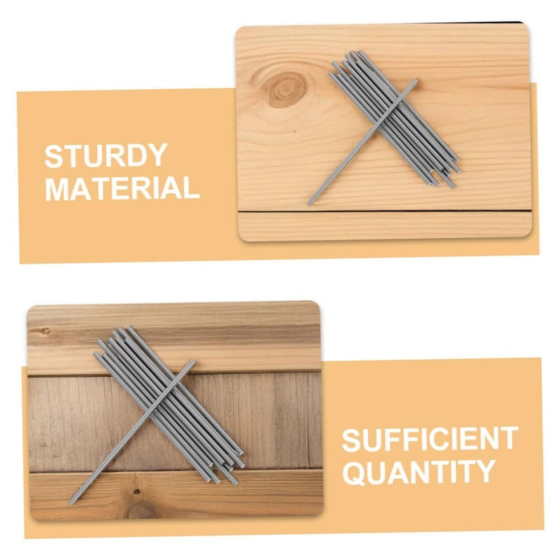 30Pcs DIY Round Steel Rod Pins for Axles Crafts Knitting Blocking Accessories - Image 4