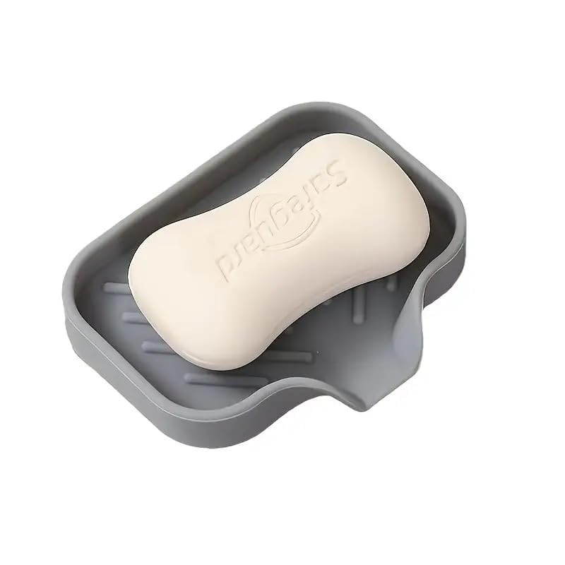 iDream Multi-Purpose Silicone Sink Drainer Mat - Flexible Kitchen Sink Organizer Tray for Soap, Dish Sponge, Tools Storage, and Drying, Non-Slip Silicone Holder for Countertops (Small, Pack of 2) - Image 1