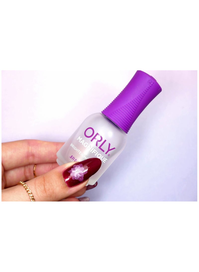 Orly Magnifique Brightening Topcoat 18 ml - Image 3