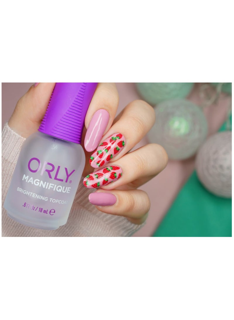 Orly Magnifique Brightening Topcoat 18 ml - Image 4