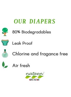 nateen Nateen Hospeen Adult Diaper Pants size Large ,Adult pull ups for light Incontinence , period pants for heavyflow ,super comfort fit women panty for postpartum   , waist size 80-130cm , Day 40 counts .  - Image 2