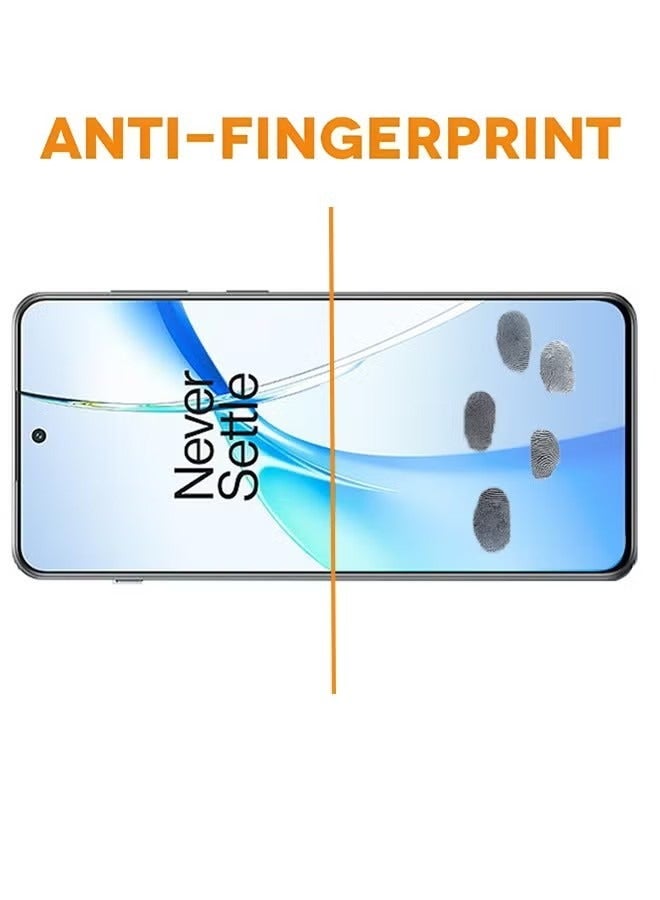 أوشن واقي شاشة شاشة 2 PCS لـ OnePlus Nord CE4 5G ، فيلم زجاجي كامل HD HD ، 9H مُقسِّرًا ، فيلم واقٍ من شاشة الشاشة المضادة للخلع ، مناسب لـ OnePlus Nord CE4 5G ، Black/Clear - Image 4