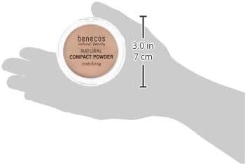 Benecos Benecos Natural Cosmetics Compact Powder Pressed Matting Vegan Fair 9g  - Image 5