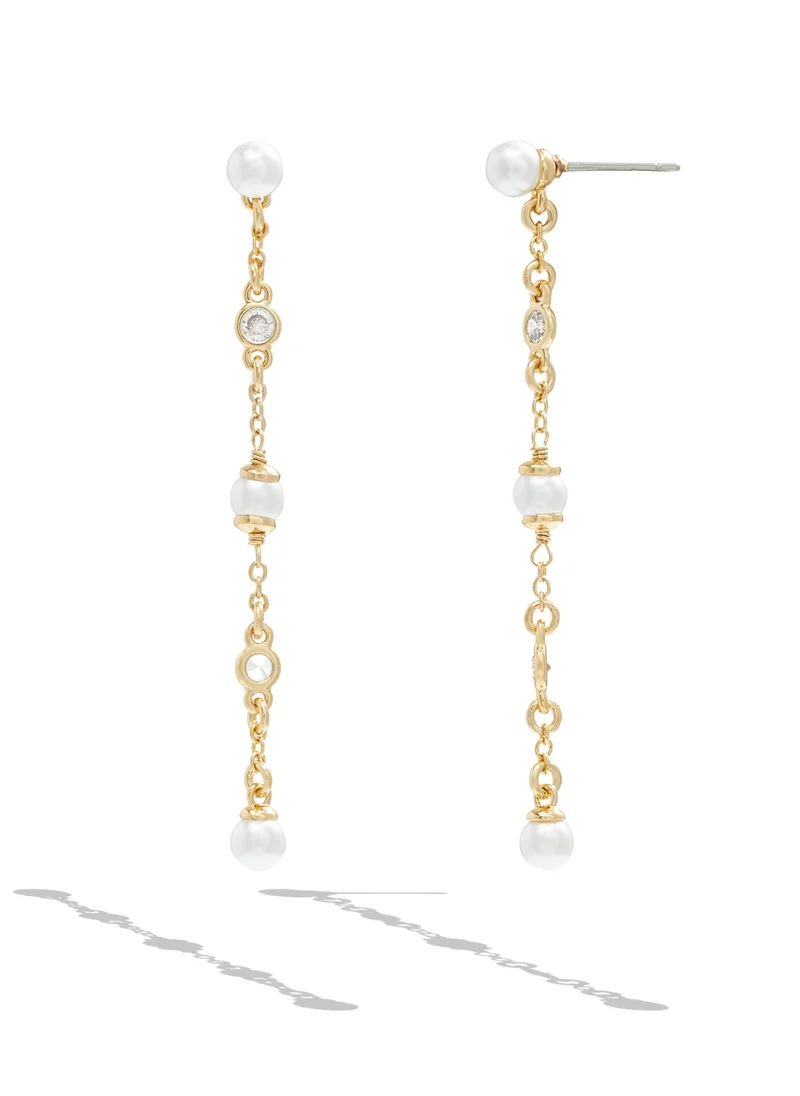 COACH Pearl Linear Earrings