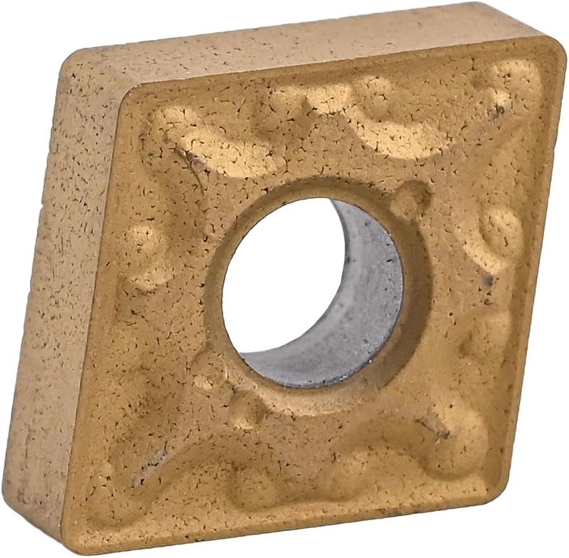 CNMG120408 MA Carbide Turning Inserts 10 Pack Gold PVD Coated for Steel Stainless Steel - Image 5
