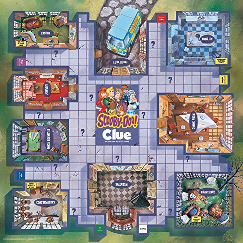 USAopoly CLUE: Scooby-Doo Board Game | Official Scooby-Doo Merchandise Based on The Popular Scooby-Doo Cartoon | Classic Clue Game Featuring Scooby-Doo Characters | Gather The Gang and Solve The Mystery! - Image 4
