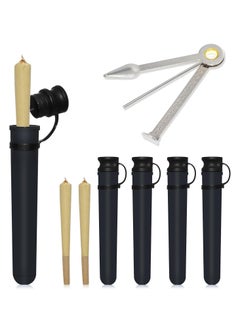 Generic King Size Pre-Rolled Paper Tube Storage Container, Waterproof, Crush Proof Rolled Paper Tube, Black (5 pieces)  - Image 1