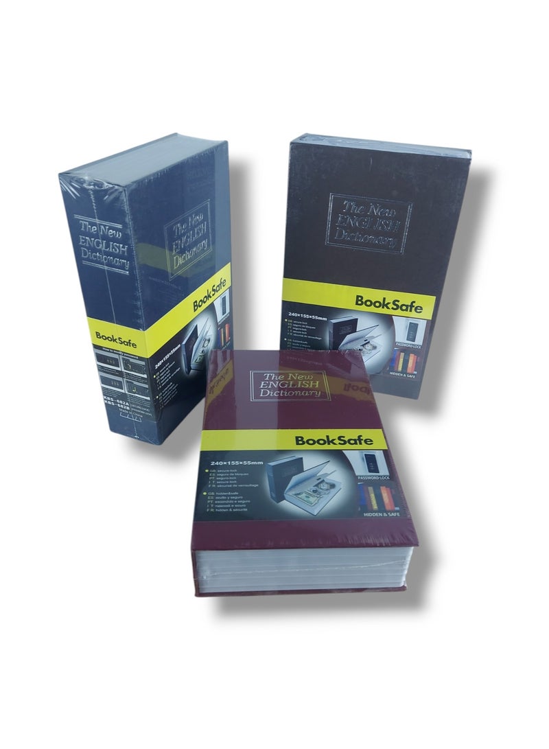 Small Metal Safe In The Form Of A Real Book To Save Money Multi Color - Image 1