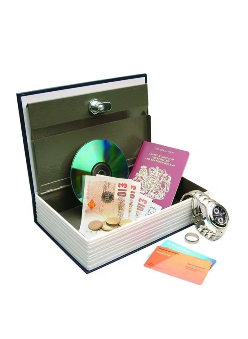 Small Metal Safe In The Form Of A Real Book To Save Money Multi Color - Image 2
