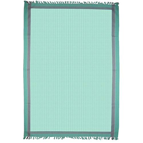 Athom Trendz Athom Living Light Weight Cotton Premium Waffle Border Bath Towel 75x150 cm Pack of 6 - Image 3