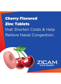 ZICAM Cold Remedy Zinc RapidMelts, Cherry Flavor, Homeopathic, Cold Shortening Medicine, Shortens Cold Duration, 25 Count (Pack of 2)  - Image 5