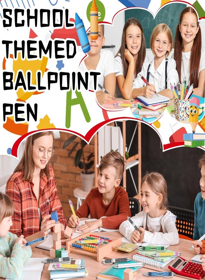 Denylo pro 24 Pcs Back to School Ballpoint Pens Sets Include Various Ballpoint Pens for Back to School Supplies for Classmates Teachers Staff Colleagues Office Supplies - Image 5