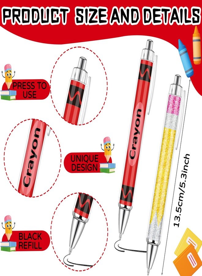 Denylo pro 24 Pcs Back to School Ballpoint Pens Sets Include Various Ballpoint Pens for Back to School Supplies for Classmates Teachers Staff Colleagues Office Supplies - Image 2