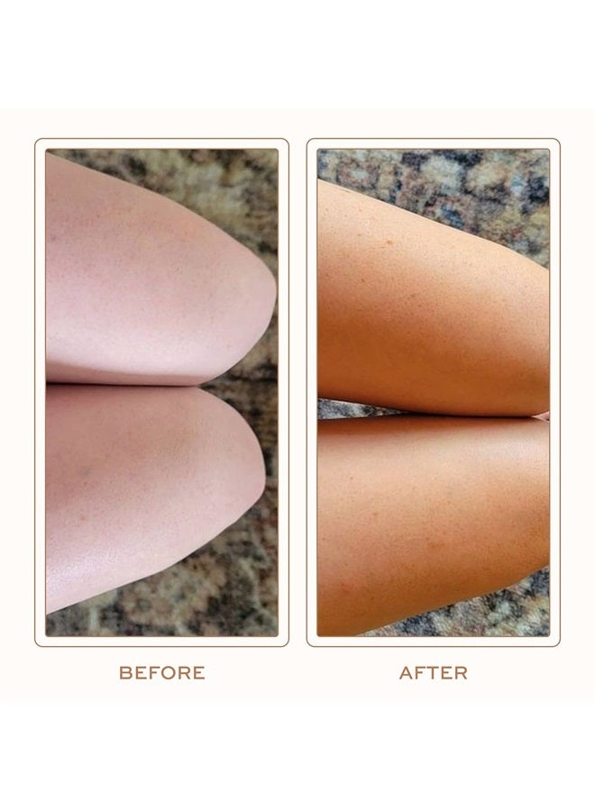 Botanic Tree مُسمّر ذاتي - مُسمّر شمس عضوي بدون شمس للحصول على تان طبيعي المظهر - لوشن مُسمّر عشبي للحصول على بشرة برونزية خالية من العيوب - مُسمّر وجه وجسم فوري للبشرة الفاتحة والداكنة. - Image 3