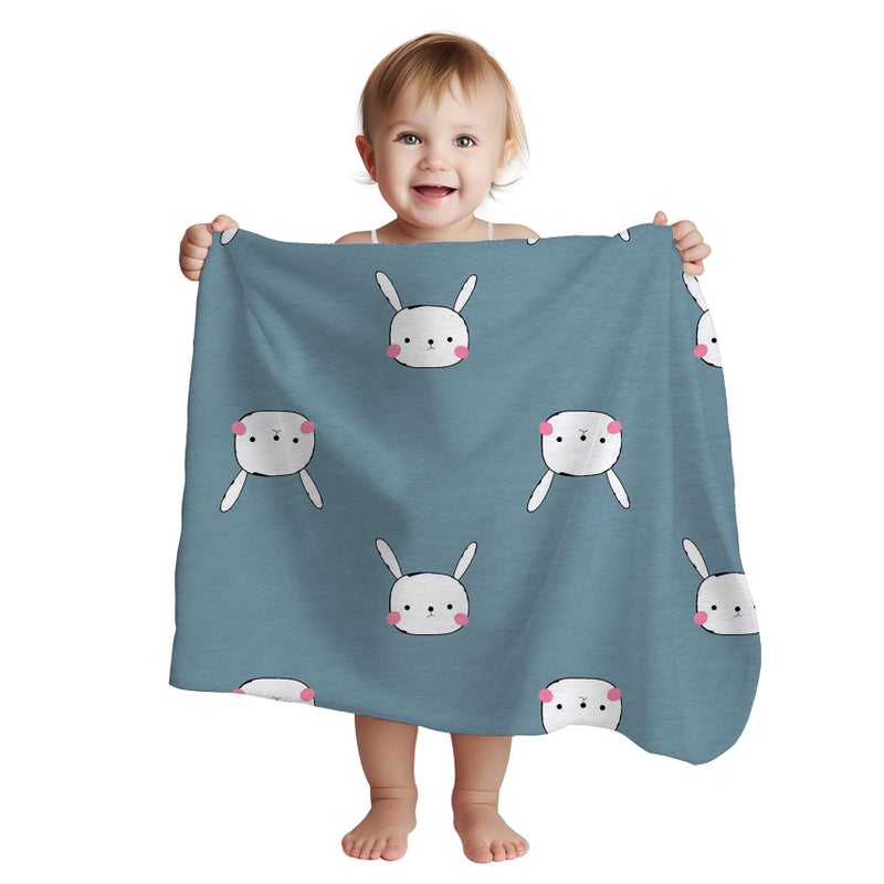 1ST STEP All Season Baby Blanket (Rabbit, 70 X 100 cms) - Image 1