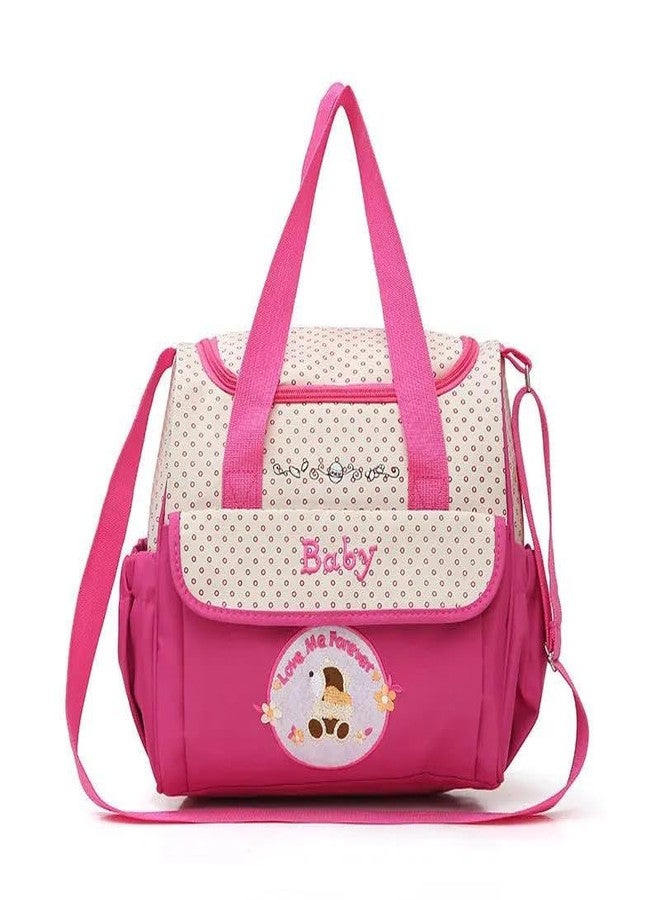 SHOPECOM Women Diaper Storage Bag for Travel Waterproof Portable Reusable Washable Cloth Baby Diaper Mini Bag Small Capacity Diaper Handbag Baby Travel Bag Nappy Changing Baby Diaper Tote Bag - Image 1