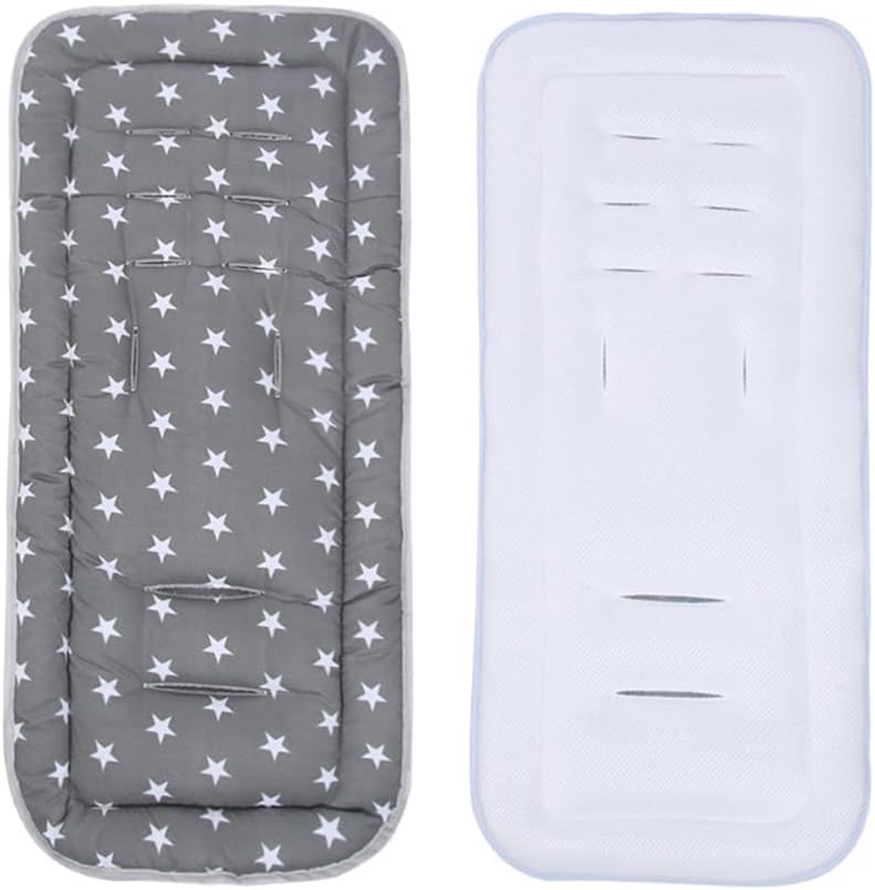 SWIUKPHE Baby Stroller Seat Liner Kids Pushchair Seat Cushion Mat Universal Breathable Stroller Liner Insert Stroller Cushion Pad Thick Cotton Stroller Liner Seat Pad Cover for Car - Image 5