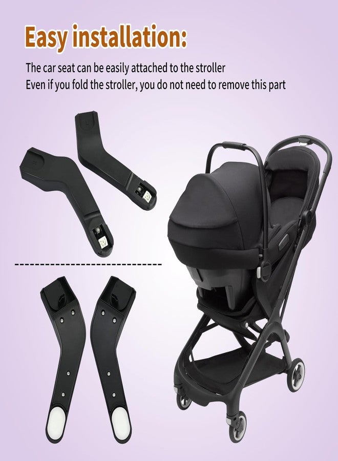 AQBB Butterfly Car Seats Adapter,Butterfly Adapter Infant Stroller Accessory Compatible with Nuna Pipa Lite Rx and Cybex Aton M and Maxi COSI Pebble 360 - Image 5