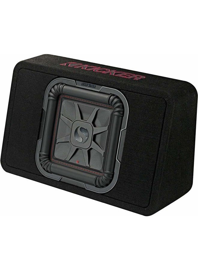 Kicker كيكر 46TL7T102 TL7T 10" (25سم) سولو-باريك سوبووفر في حاوية رفيعة الملف الشخصي، 2-أوم، 500 واط - Image 2