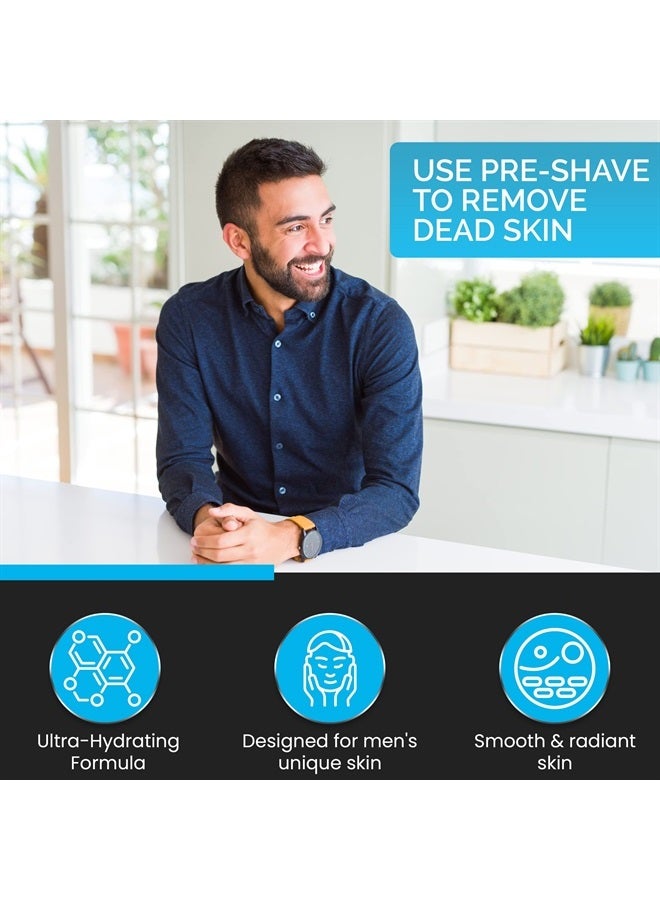 Blu42 Revitalizing Face Scrub for Men | Daily Exfoliating Face Cleanser | Activated Charcoal & Orange Peel | 4oz - Image 3