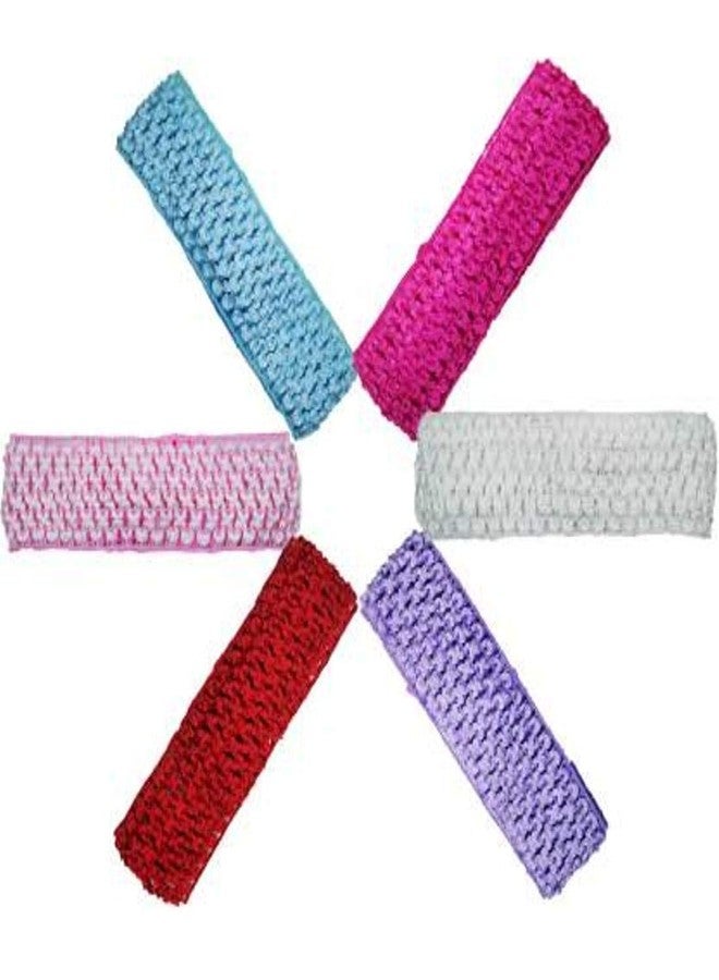 FAMEZA Infant Baby Girl's Fabric Cute Hair Band (Multicolour, Designs May Vary) -3 Pieces - Image 3