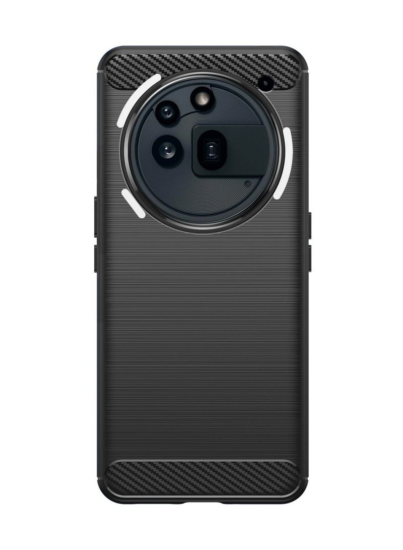 دبليو تيك Nothing Phone (3a) Pro 5G 2025 غطاء حافظة واقية من السيليكون المصقول - أسود - Image 5