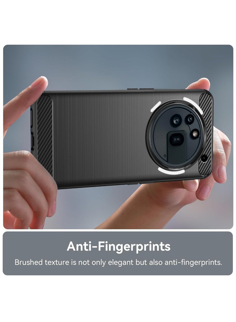 دبليو تيك Nothing Phone (3a) Pro 5G 2025 غطاء حافظة واقية من السيليكون المصقول - أسود - Image 3