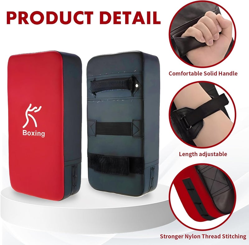 LuiceABC One Karate Taekwondo Boxing Kick Punch Adjustable Soft Shield Durable Training Pad for Boxing, Training and Protecting Your Palm, Wrist and Decreasing The Shock - Image 4