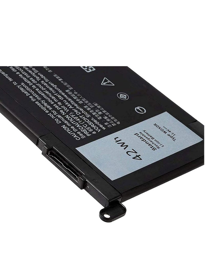 11.4V 42Wh Battery for Dell Inspiron 13 5368 5378 7368 7378 15 5568 7569 7579 5578 5567 5565 17 5767 577 65 Latitude 3379 Vostro 14 5468 3CRH3 WDX0R WDXOR