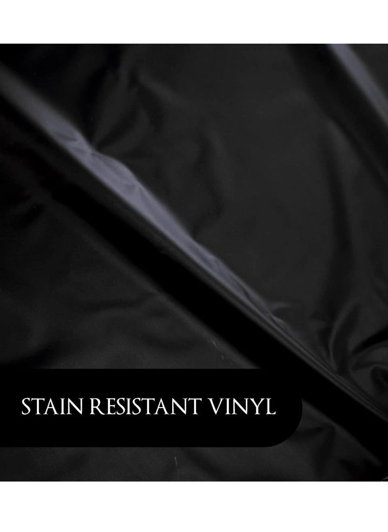Betty Dain Betty Dain Lustre Shampoo Cape, Waterproof, Stain Resistant Vinyl, Touch-and-close Fastener, Soft Nylon Neckband, Safe For All Salon Processes, 36 inches wide x 54 inches long, Black  - Image 4