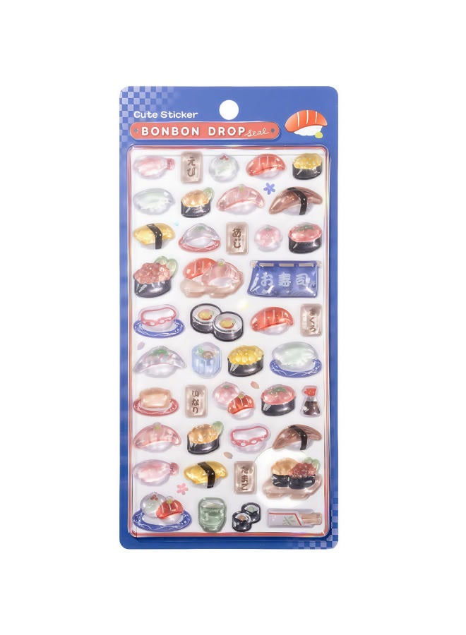 Flash Hot Shimmer Stickers 3d Relief Stickers Solid Children's Cartoon Animal Crystal Phone Case Decorations - Image 1
