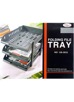 DELUX FOLDING FILE TRAY A4 (3LAYER)  - Image 2